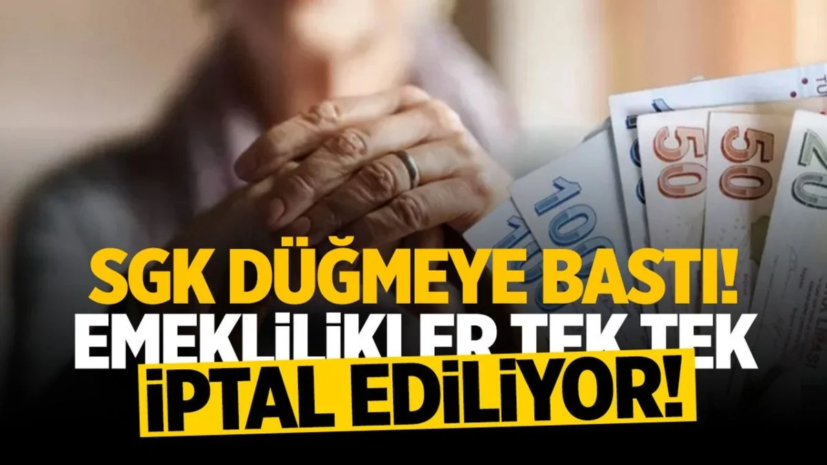 SGK Düğmeye Bastı! Emekliler İçin Kritik Süreç Başladı